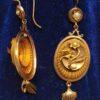 Orecchini Borbonici Siciliani “Il Drago e il Fiore” in Oro e Micro Perle